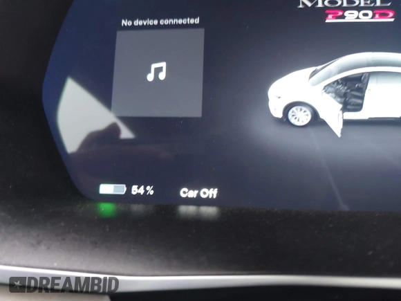 2016 Tesla Model X P90D with VIN 5YJXCBE41GF006284, listed as a IAAI auction lot 41809683 with 71,135 mi miles. Bid and sale history available at carsss.com. Image 17.