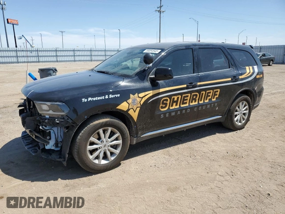 2021 Dodge Durango Special Service with VIN 1C4RDJFG8MC849707, listed as a Copart auction lot 56694945 with 31,663 mi miles and Salvage title. Bid and sale history available at DreamBid. Image 1.