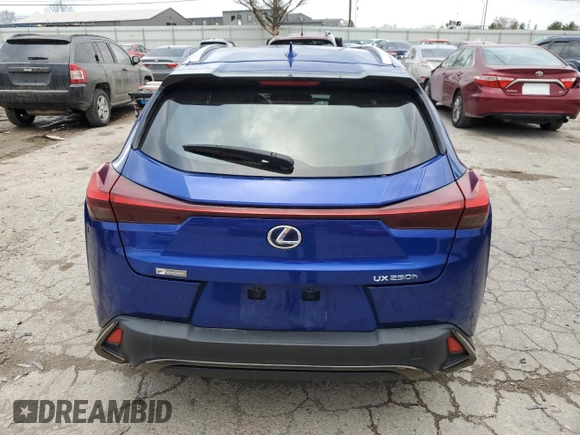 2021 Lexus UX with VIN JTHE9JBH0M2042519, listed as a Copart auction lot 84238734 with 0 mi miles and Non Repairable. Bid and sale history available at carsss.com. Image 6.