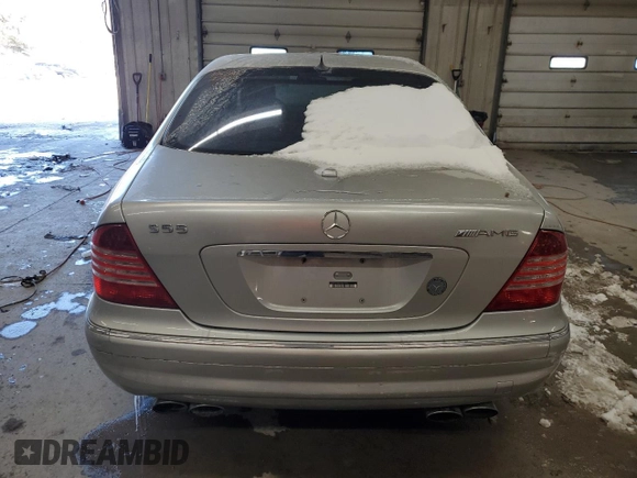 2006 Mercedes-Benz S 55 AMG with VIN WDBNG74J46A467680, listed as a Copart auction lot 42324065 with Not Provided miles and Clean Title. Bid and sale history available at DreamBid. Image 6.