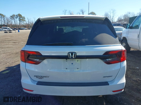 2024 Honda Odyssey Sport with VIN 5FNRL6H78RB005741, listed as a IAAI auction lot 41730895 with 99,392 mi miles and . Bid and sale history available at DreamBid. Image 16.