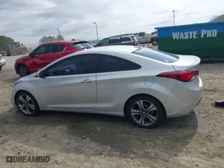 2014 Hyundai Elantra Coupe with VIN KMHDH6AH3EU026718, listed as a IAAI auction lot 41721610 with 109,338 mi miles. Bid and sale history available at carsss.com. Image 15.