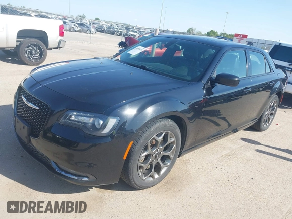 2015 Chrysler 300 with VIN 2C3CCAGG1FH815698, listed as a IAAI auction lot 41853449 with 172,507 mi miles. Bid and sale history available at carsss.com. Image 2.