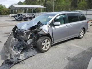 2015 Toyota Sienna LE AAS with VIN 5TDKK3DC9FS599320, listed as a Copart auction lot 49948945 with 0 mi miles and Salvage Title. Bid and sale history available at carsss.com. Image 1.