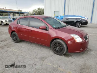 2008 Nissan Sentra S with VIN 3N1AB61E28L612939, listed as a Copart auction lot 60059405 with 129,320 mi miles and Salvage title. Bid and sale history available at DreamBid. Image 4.