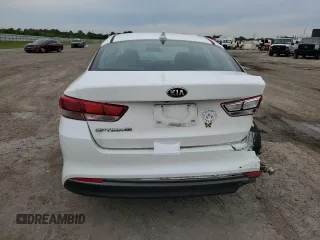 2016 Kia Optima LX with VIN 5XXGT4L33GG056316, listed as a Copart auction lot 54840435 with 109,397 mi miles and Salvage title. Bid and sale history available at DreamBid. Image 6.