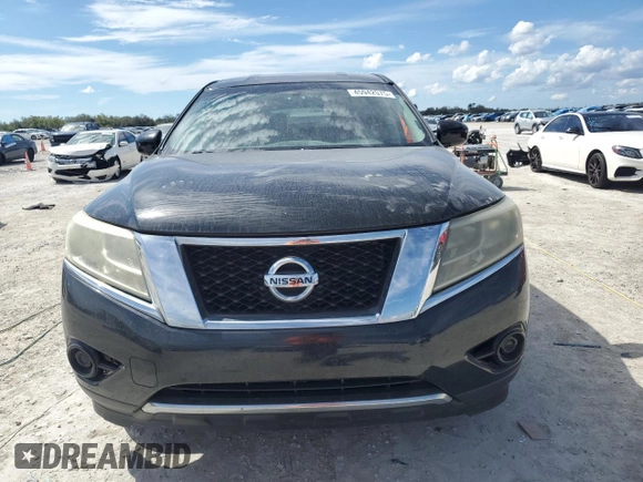 2014 Nissan Pathfinder SV with VIN 5N1AR2MN2EC669786, listed as a Copart auction lot 45942075 with 192,357 mi miles and Salvage Title. Bid and sale history available at carsss.com. Image 5.