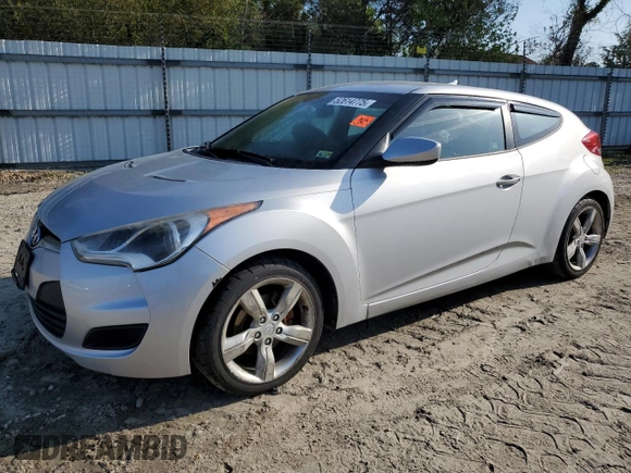 2012 Hyundai Veloster w/Black Int with VIN KMHTC6AD6CU032033, listed as a Copart auction lot 52614775 with 173,476 mi miles and Salvage title. Bid and sale history available at DreamBid. Image 1.