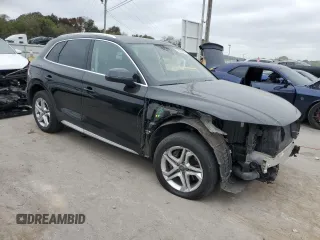 2019 Audi Q5 Premium with VIN WA1ANAFY6K2125353, listed as a Copart auction lot 44098445 with 103,860 mi miles and Salvage title. Bid and sale history available at DreamBid. Image 4.