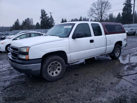 2006 Chevrolet Silverado 1500 LT1 with VIN 1GCEK19V56Z192976, listed as a Copart auction lot 46536605 with 373,436 mi miles and Salvage Title. Bid and sale history available at carsss.com. Image 1.