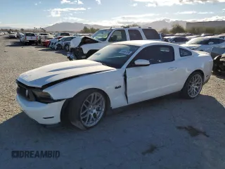 2012 Ford Mustang GT Premium with VIN 1ZVBP8CF1C5266585, listed as a Copart auction lot 44407035 with 71,651 mi miles and Salvage Title. Bid and sale history available at carsss.com. Image 1.