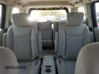 2014 Nissan Quest S with VIN JN8AE2KP7E9102009, listed as a Copart auction lot 52460355 with 153,947 mi miles and Salvage Title. Bid and sale history available at carsss.com. Image 10.