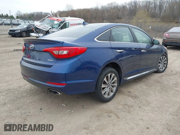 2017 Hyundai Sonata Sport with VIN 5NPE34AF2HH518326, listed as a IAAI auction lot 42060248 with 137,644 mi miles and . Bid and sale history available at DreamBid. Image 4.