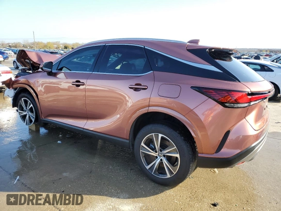 2024 Lexus RX 350 z VIN JTJCHMAA0R2013642, wystawiony jako Copart lot #85013634 z przebiegiem 5 604 mil mil oraz Szkoda całkowita • Salvage title. Historia ofert i sprzedaży dostępna na DreamBid. Obrazek 2.