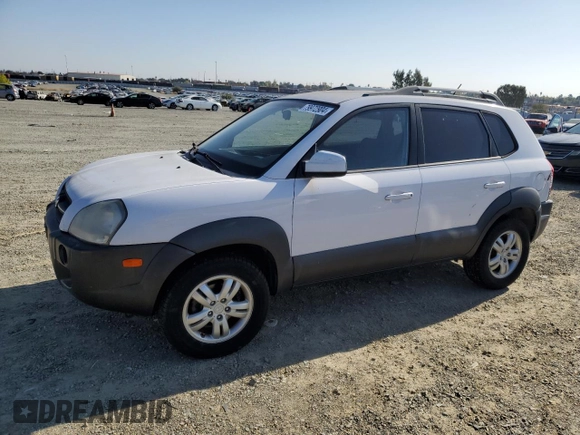 2007 Hyundai Tucson SE with VIN KM8JN72D67U575216, listed as a Copart auction lot 79972904 with 74,858 mi miles and Clean Title. Bid and sale history available at carsss.com. Image 1.