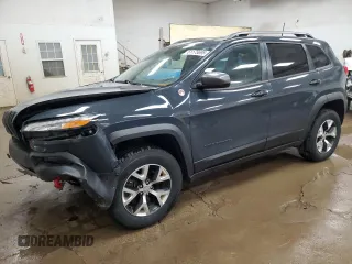 2016 Jeep Cherokee Trailhawk with VIN 1C4PJMBS5GW179273, listed as a Copart auction lot 61175695 with 110,295 mi miles and Clean title. Bid and sale history available at DreamBid. Image 1.