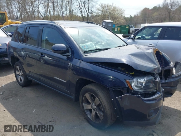 2017 Jeep Compass High Altitude with VIN 1C4NJDEB2HD129740, listed as a IAAI auction lot 42071775 with 144,988 mi miles and . Bid and sale history available at DreamBid. Image 1.