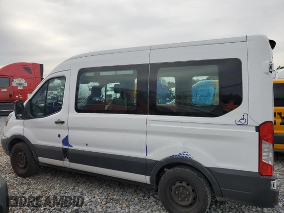2019 Ford Transit Passenger XL with VIN 1FMZK1CM8KKA11997, listed as a Copart auction lot 86796554 with 165,403 mi miles and Non repairable. Bid and sale history available at DreamBid. Image 2.