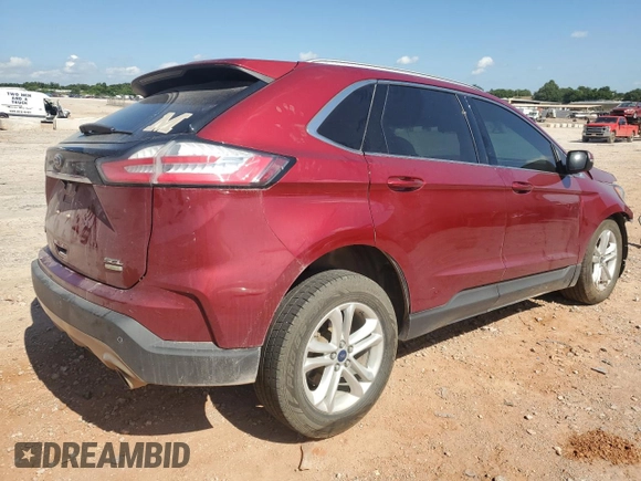 2019 Ford Edge SEL with VIN 2FMPK3J9XKBB38715, listed as a Copart auction lot 62156395 with 125,758 mi miles and Salvage title. Bid and sale history available at DreamBid. Image 3.