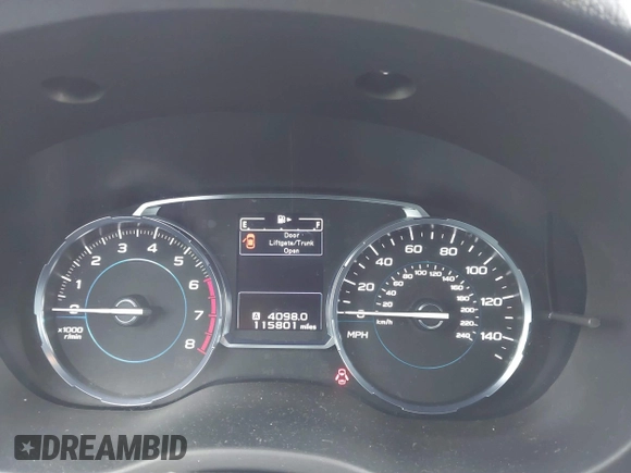 2017 Subaru Forester Touring with VIN JF2SJATC5HH518783, listed as a IAAI auction lot 41889172 with 115,801 mi miles and . Bid and sale history available at DreamBid. Image 14.
