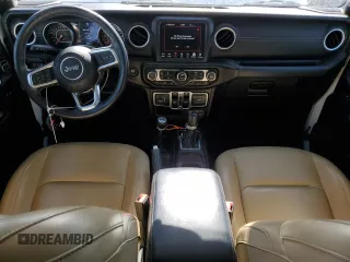 2018 Jeep Wrangler Unlimited Sahara with VIN 1C4HJXEG6JW112198, listed as a Copart auction lot 63412775 with 34,853 mi miles and Salvage title. Bid and sale history available at DreamBid. Image 8.