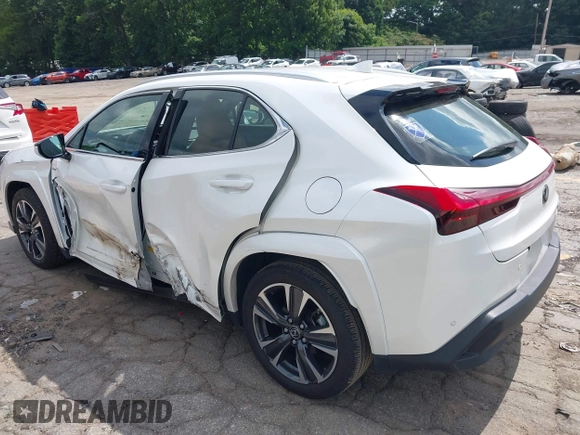 2022 Lexus UX 200 z VIN JTHP3JBH8N2055563, wystawiony jako IAAI lot #42462891 z przebiegiem 25 828 mil mil oraz . Historia ofert i sprzedaży dostępna na DreamBid. Obrazek 3.