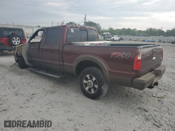 2015 Ford F-250 Lariat z VIN 1FT7W2BT2FED50354, wystawiony jako Copart lot #54244605 z przebiegiem Nie podano mil oraz Szkoda całkowita • Salvage title. Historia ofert i sprzedaży dostępna na DreamBid. Obrazek 2.