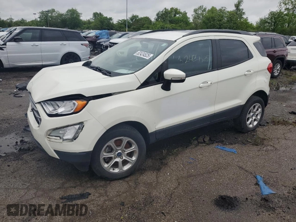2022 Ford EcoSport SE z VIN MAJ6S3GL4NC464605, wystawiony jako Copart lot #52424525 z przebiegiem 98 742 mil mil oraz Czysty tytuł • Clean title. Historia ofert i sprzedaży dostępna na DreamBid. Obrazek 1.