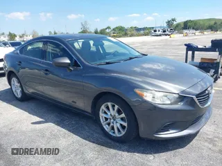 2016 Mazda Mazda6 i Sport with VIN JM1GJ1U5XG1482164, listed as a IAAI auction lot 42052618 with 79,630 mi miles. Bid and sale history available at carsss.com. Image 1.