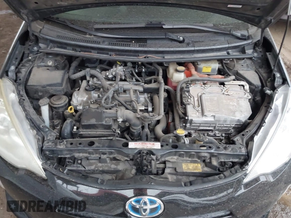 2013 Toyota Prius One with VIN JTDKDTB31D1031487, listed as a IAAI auction lot 41751357 with 222,848 mi miles and . Bid and sale history available at DreamBid. Image 10.