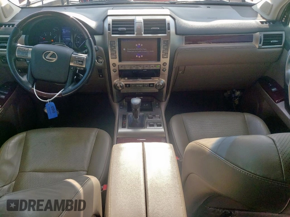 2019 Lexus GX 460 Luxury with VIN JTJJM7FX0K5216780, listed as a Copart auction lot 57845955 with 74,998 mi miles and Salvage title. Bid and sale history available at DreamBid. Image 8.