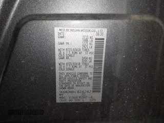 2020 Nissan Pathfinder S with VIN 5N1DR2AN8LC626262, listed as a IAAI auction lot 41901620 with 83,744 mi miles. Bid and sale history available at carsss.com. Image 9.