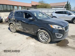 2016 Kia Sorento LX z VIN 5XYPGDA59GG179624, wystawiony jako Copart lot #54528595 z przebiegiem Nie podano mil oraz Szkoda całkowita • Salvage title. Historia ofert i sprzedaży dostępna na DreamBid. Obrazek 4.