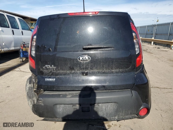 2015 Kia Soul with VIN KNDJN2A29F7231769, listed as a Copart auction lot 46995705 with 158,830 mi miles and Salvage Title. Bid and sale history available at carsss.com. Image 6.