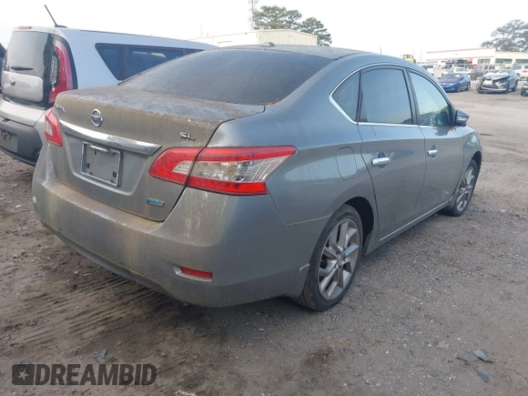 2013 Nissan Sentra SV with VIN 3N1AB7AP9DL779011, listed as a IAAI auction lot 42080716 with 113,896 mi miles. Bid and sale history available at carsss.com. Image 4.