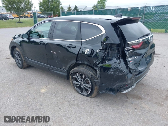 2020 Honda CR-V EX with VIN 5J6RW2H52LL047075, listed as a IAAI auction lot 42517112 with 71,769 mi miles and . Bid and sale history available at DreamBid. Image 3.