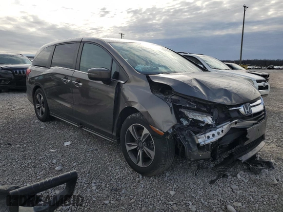 2019 Honda Odyssey Touring with VIN 5FNRL6H89KB103286, listed as a Copart auction lot 48141915 with 80,536 mi miles and Salvage Title. Bid and sale history available at carsss.com. Image 4.