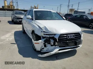 2018 Audi Q3 Premium Plus with VIN WA1HCCFS0JR008529, listed as a Copart auction lot 54701695 with 54,391 mi miles and Salvage title. Bid and sale history available at DreamBid. Image 14.