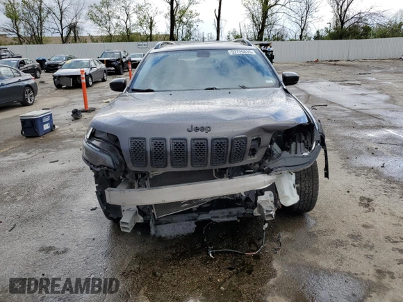2020 Jeep Cherokee Altitude with VIN 1C4PJLLB3LD606481, listed as a Copart auction lot 52720835 with 74,698 mi miles and Salvage title. Bid and sale history available at DreamBid. Image 5.