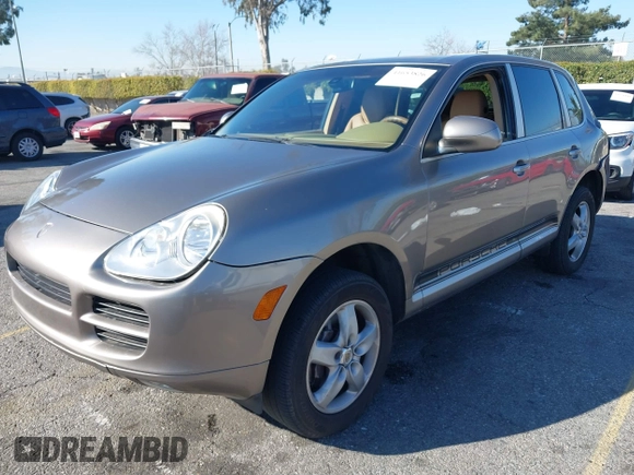 2005 Porsche Cayenne with VIN WP1AA29P35LA25539, listed as a IAAI auction lot 41653826 with 162,439 mi miles. Bid and sale history available at carsss.com. Image 2.