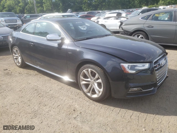 2016 Audi S5 Premium Plus with VIN WAUC4AFR2GA015226, listed as a Copart auction lot 61377274 with 64,176 mi miles and Salvage Title. Bid and sale history available at carsss.com. Image 4.