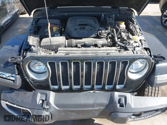 2023 Jeep Wrangler Sahara with VIN 1C4HJXEN5PW702268, listed as a IAAI auction lot 42288704 with 57,240 mi miles and . Bid and sale history available at DreamBid. Image 10.