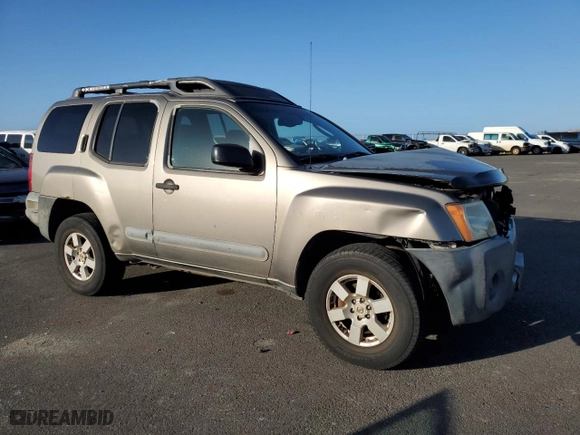 2005 Nissan Xterra S with VIN 5N1AN08WX5C642029, listed as a Copart auction lot 44153615 with 189,120 mi miles and Salvage Title. Bid and sale history available at carsss.com. Image 4.