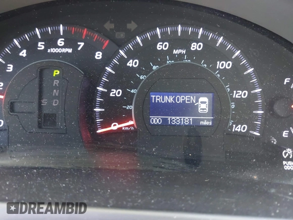 2010 Toyota Camry with VIN 4T1BF3EK2AU111836, listed as a IAAI auction lot 41822991 with 133,181 mi miles and . Bid and sale history available at DreamBid. Image 7.