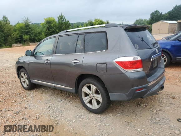 2012 Toyota Highlander Limited with VIN 5TDDK3EH8CS162794, listed as a Copart auction lot 65825755 with 91,354 mi miles and Salvage title. Bid and sale history available at DreamBid. Image 2.