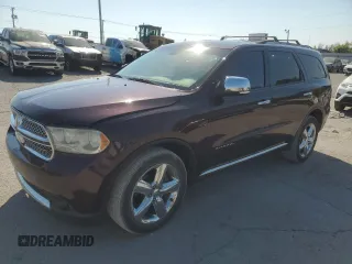 2012 Dodge Durango Citadel with VIN 1C4SDHET6CC282260, listed as a Copart auction lot 75257234 with 179,539 mi miles and Salvage title. Bid and sale history available at DreamBid. Image 1.