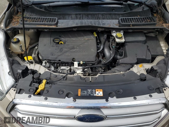 2017 Ford Escape SE with VIN 1FMCU9GD3HUD33324, listed as a Copart auction lot 56020415 with 139,106 mi miles and Clean Title. Bid and sale history available at DreamBid. Image 11.