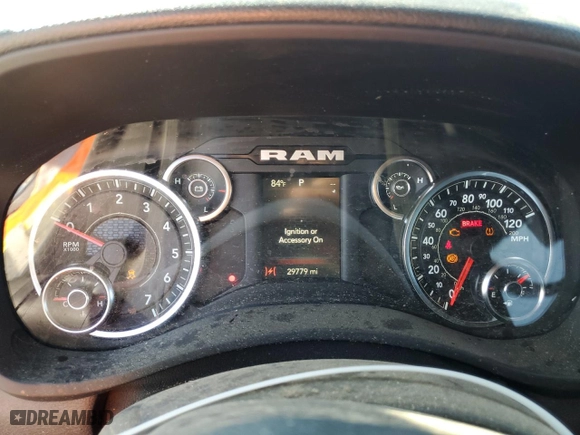 2023 Ram 2500 Tradesman with VIN 3C6UR5CJ0PG534850, listed as a Copart auction lot 60032284 with 29,779 mi miles and Salvage Title. Bid and sale history available at carsss.com. Image 9.