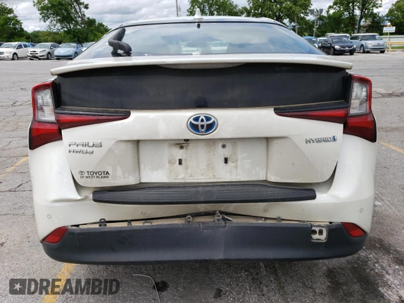 2020 Toyota Prius LE with VIN JTDL9RFU5L3017896, listed as a Copart auction lot 54240984 with 155,970 mi miles and Salvage title. Bid and sale history available at DreamBid. Image 6.