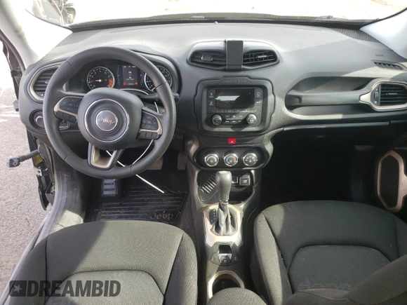 2017 Jeep Renegade Sport with VIN ZACCJAAB7HPE78941, listed as a Copart auction lot 56393015 with 99,538 mi miles and Salvage title. Bid and sale history available at DreamBid. Image 8.